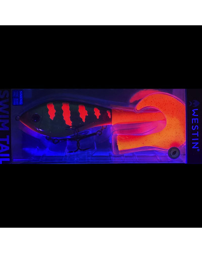 Воблер Westin Swim Tail 12cm 68g Sinking #3D Motoroil Blood